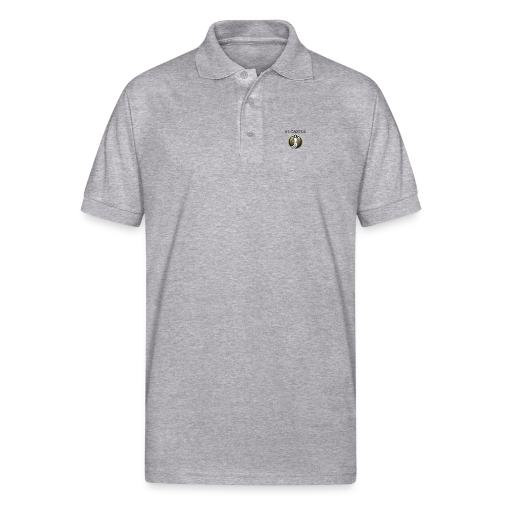 Gildan Unisex 50/50 Jersey Polo - heather gray