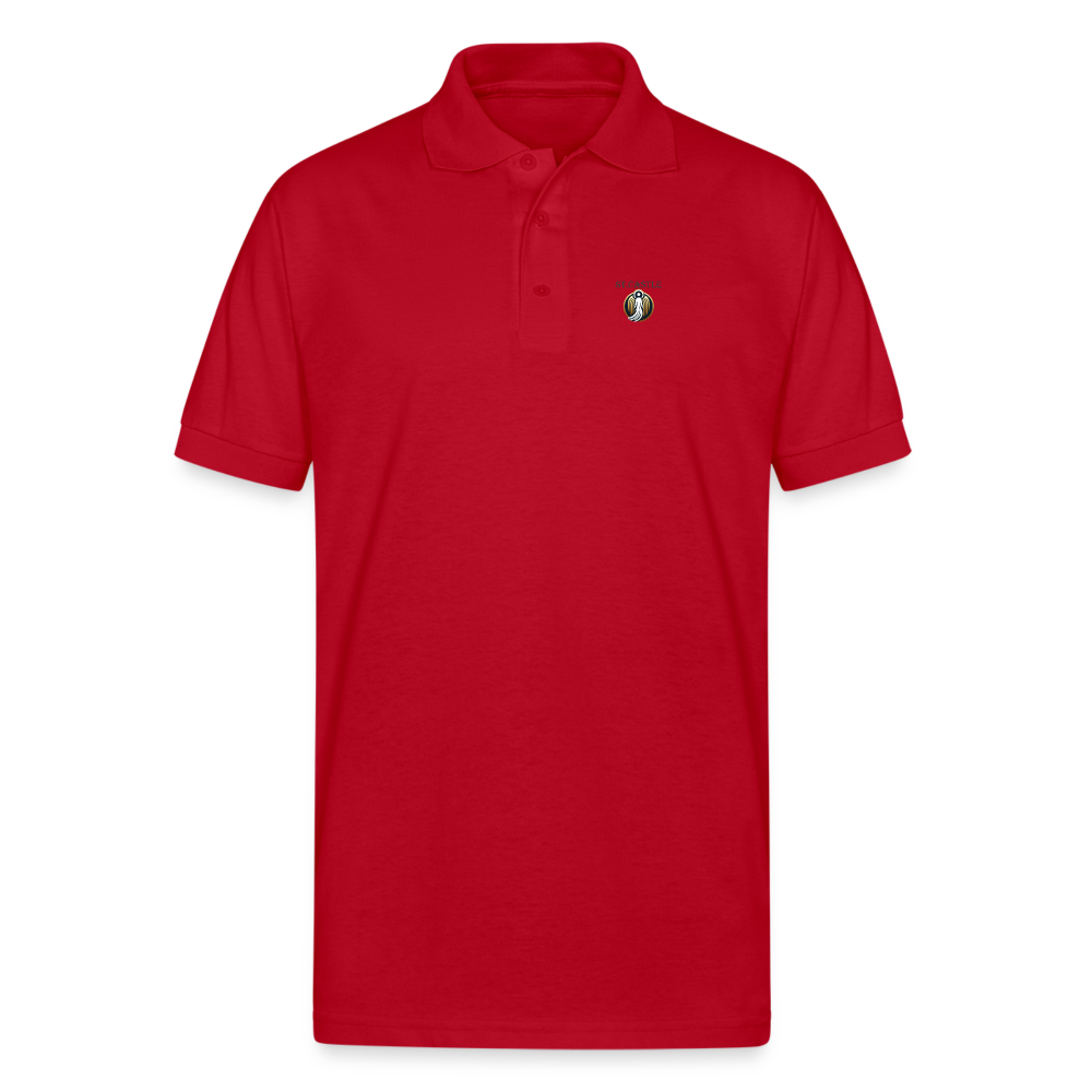 Gildan Unisex 50/50 Jersey Polo - red