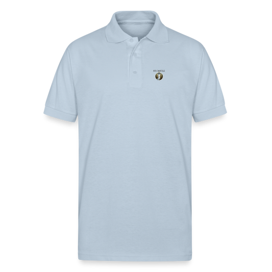 Gildan Unisex 50/50 Jersey Polo - light blue