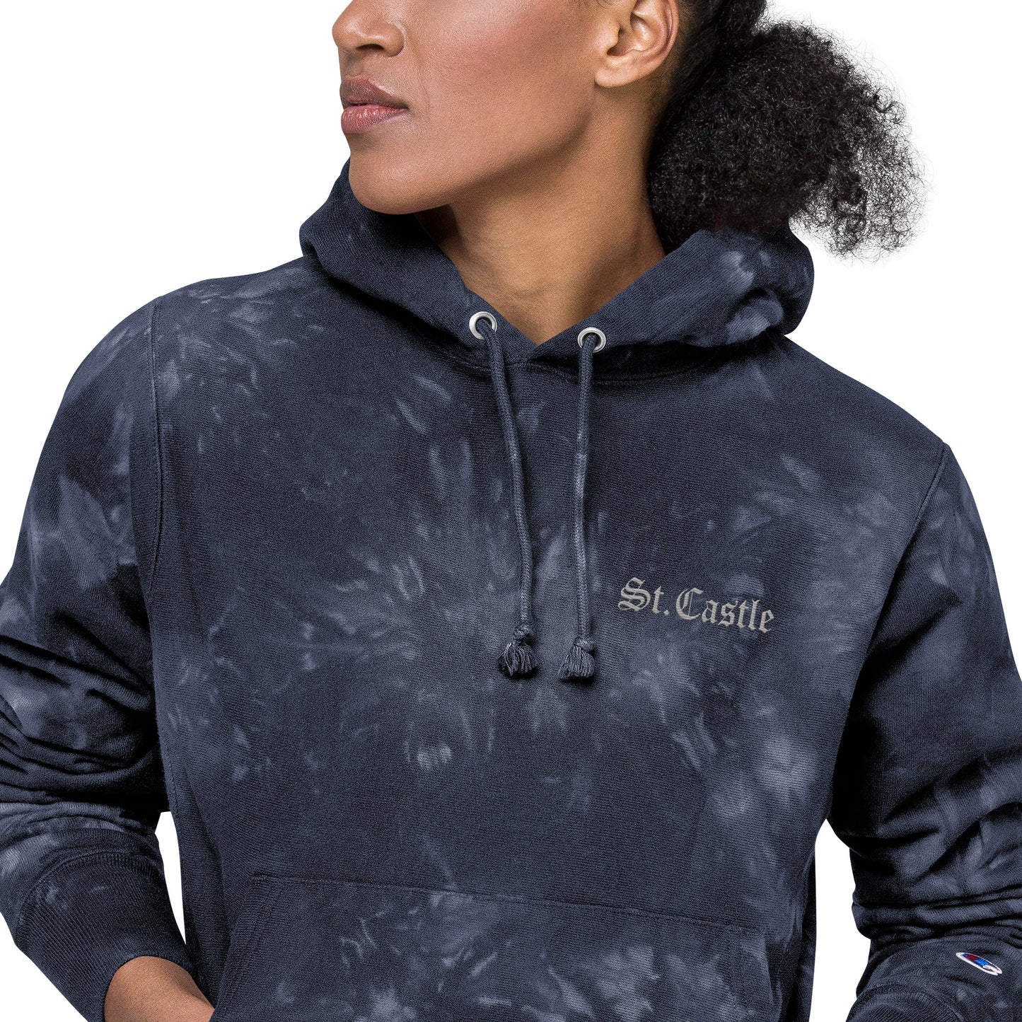 Unisex Champion tie-dye hoodie St. Castle H