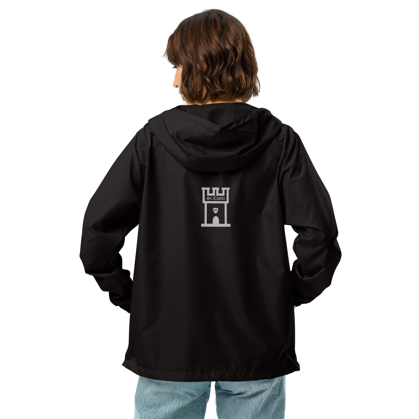 Unisex lightweight zip up windbreaker Saint Castle