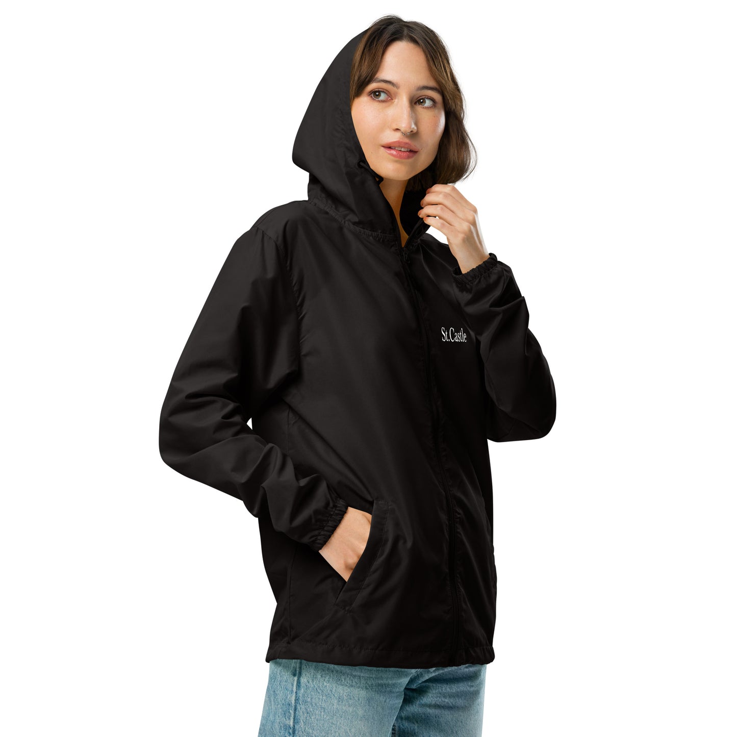 Unisex lightweight zip up windbreaker Saint Castle